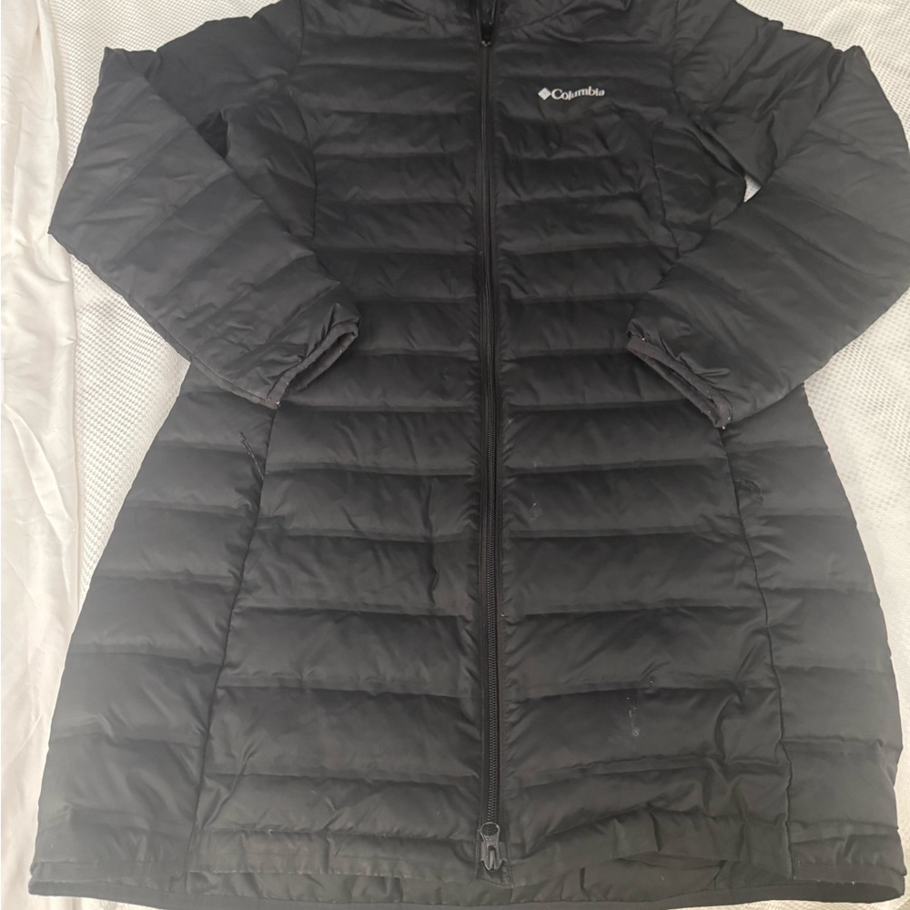 Columbia Women's Black Long Puffer Coat